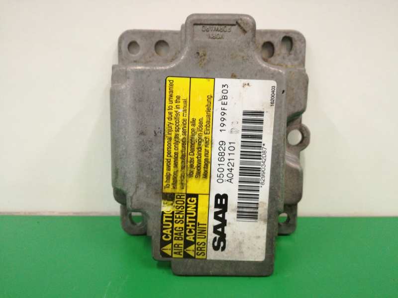 Recambio de centralita airbag para saab 9-3 coupé 2.2 tid referencia OEM IAM 05016829 A0421101 