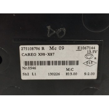 Recambio de mando climatizador para renault clio iv 1.5 dci diesel fap referencia OEM IAM 275108796R  