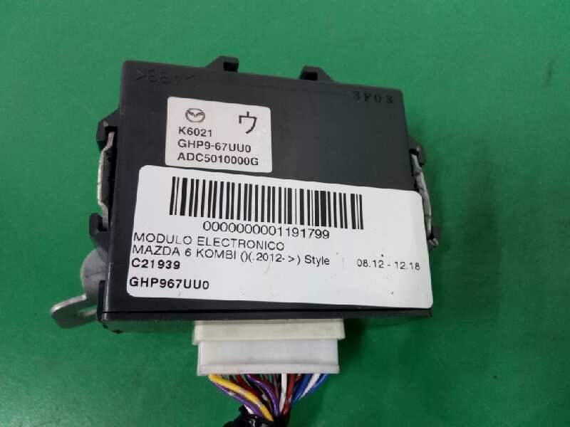 Recambio de modulo electronico para mazda 6 kombi ()(.2012) style referencia OEM IAM GHP967UU0 ADC5010000G Recambio de modulo electronico para mazda 6 kombi ()(.2012) style referencia OEM IAM GHP967UU0 ADC5010000G