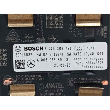 Recambio de modulo electronico para mercedes-benz gla (h247) gla 200 d (247.712) referencia OEM IAM A0009058913 SENSOR DE APROXI