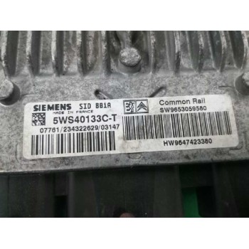 Recambio de centralita motor uce para peugeot 307 (s1) xr clim plus referencia OEM IAM 9653059580 9647423380 