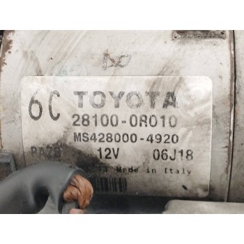 Recambio de motor arranque para lexus is200 (ds2/is2) 2.2 d-cat referencia OEM IAM 281000R010 MS4280004920 