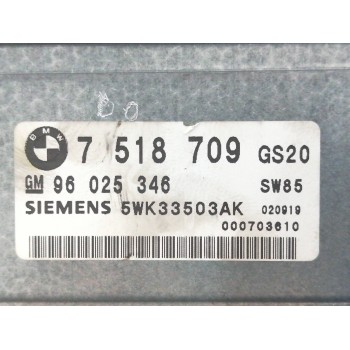 Recambio de centralita cambio automatico para bmw serie 5 berlina (e39) 3.0 24v turbodiesel cat referencia OEM IAM 7518709 96025