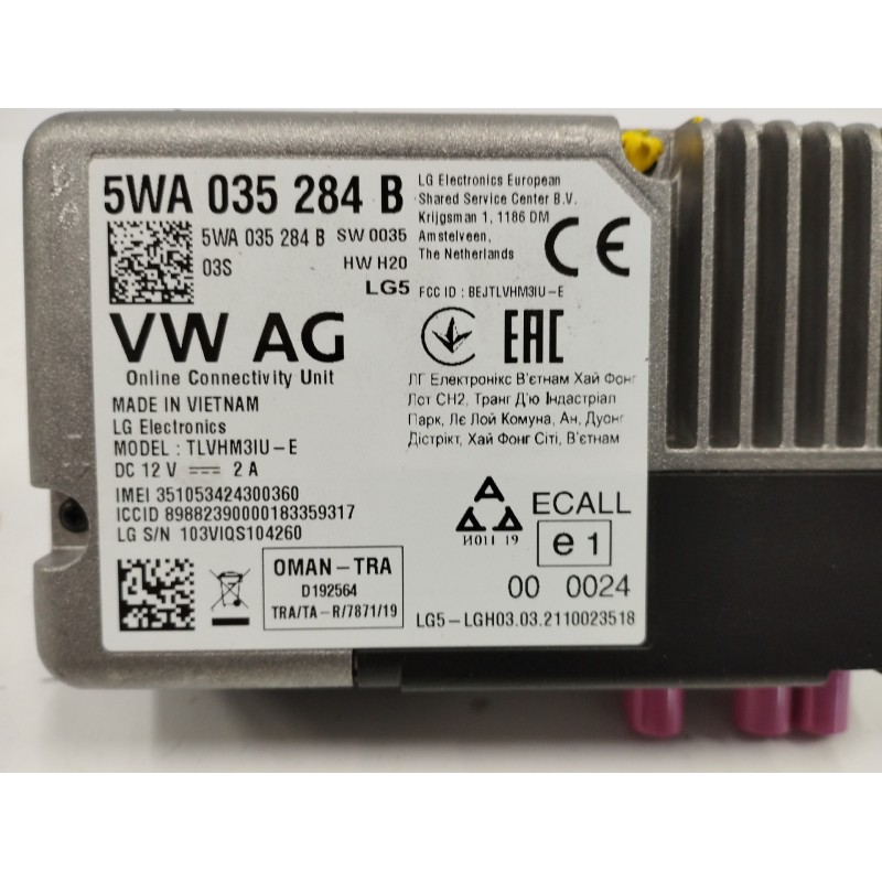 MODULO ELECTRONICO CONTROL PARA SERVICIOS EN LINEA
