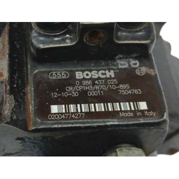 Recambio de bomba inyeccion para opel zafira b 1.9 cdti referencia OEM IAM 0986437025  