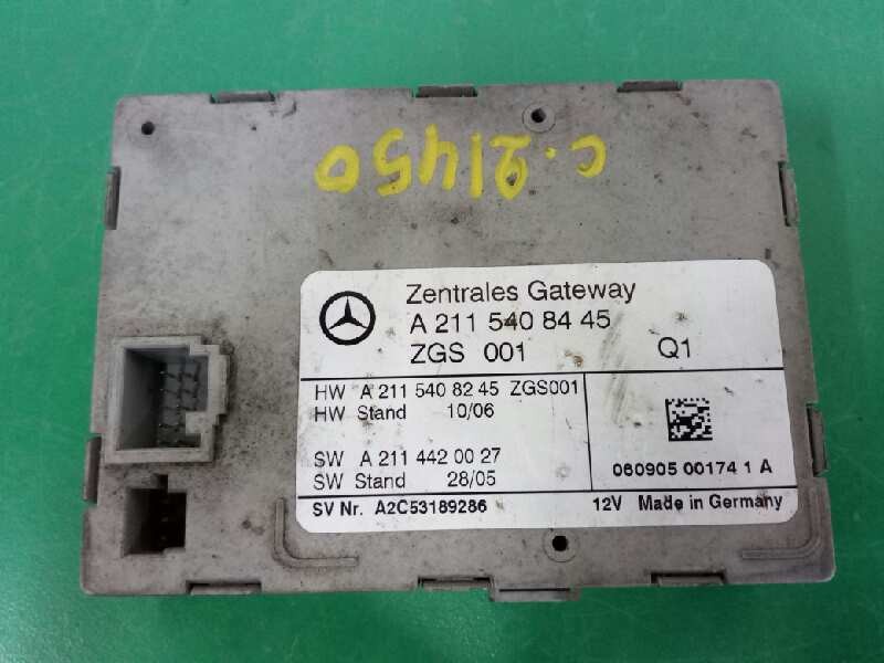 Recambio de modulo electronico para mercedes-benz clase e (w211) berlina e 220 cdi (211.008) referencia OEM IAM A2115408445 Recambio de modulo electronico para mercedes-benz clase e (w211) berlina e 220 cdi (211.008) referencia OEM IAM A2115408445