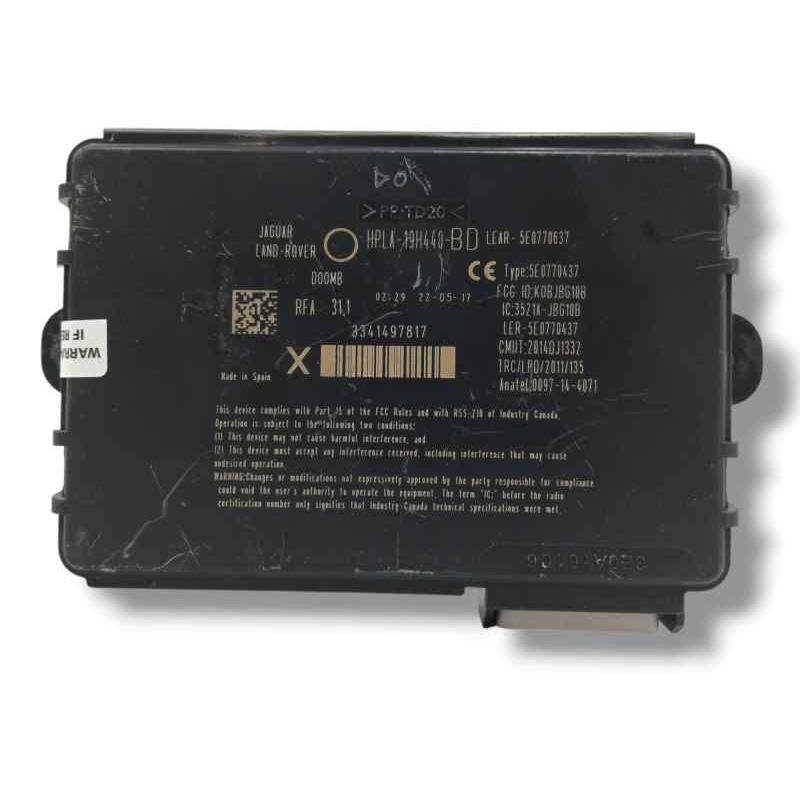 Recambio de modulo electronico para jaguar f-pace (x761) 2.0 td4 awd referencia OEM IAM HPLA19H440BD 5E0770437 