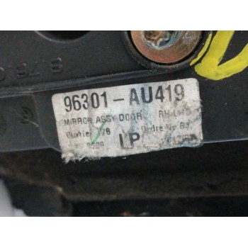 Recambio de retrovisor derecho para nissan primera berlina (p12) 2.2 16v turbodiesel cat referencia OEM IAM 96301AU419 5 CABLES 