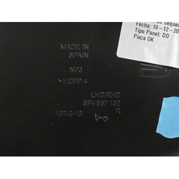 Recambio de guarnecido puerta delantera derecha para seat leon st (5f8) 1.5 16v tsi act referencia OEM IAM 5F4867132  