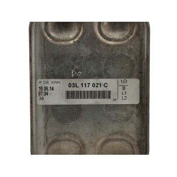 Recambio de enfriador aceite motor para audi a1 (8x) 1.6 tdi referencia OEM IAM 03L117021C  