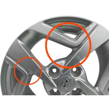 Recambio de llanta para hyundai i10 iii (ac3, ai3) 1.0 mpi referencia OEM IAM 52910K7100 15X6JH2 OFFSET48 4H 4X100
