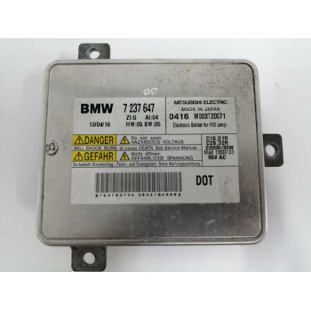Recambio de centralita faros xenon para bmw 7 (f01, f02, f03, f04) 750 i, li referencia OEM IAM 63117237647 FARO DERECHO 7237647