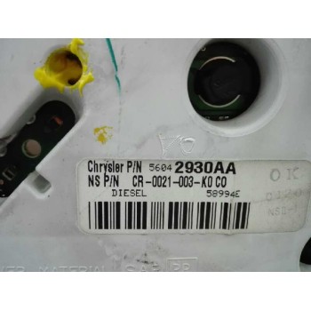 Recambio de cuadro instrumentos para jeep gr.cherokee (wj/wg) 3.1 td cat referencia OEM IAM 56042930AA  