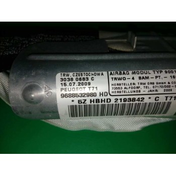 Recambio de airbag cortina delantero izquierdo para peugeot 308 sw 1.6 hdi fap cat (9hz / dv6ted4) referencia OEM IAM 9688532980