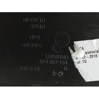 Recambio de guarnecido puerta trasera derecha para seat leon st (5f8) 1.5 16v tsi act referencia OEM IAM 5F4867134  