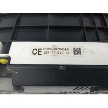 Recambio de cuadro instrumentos para honda fr-v (be) 2.2 ctdi referencia OEM IAM 78100SJHG010M1 2574301922 78100-SJH-G010-M1