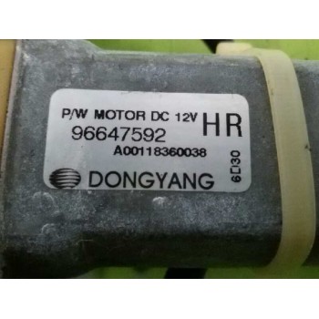 Recambio de elevalunas trasero derecho para chevrolet epica lt referencia OEM IAM FUNDA 96635362 CARIBE FUNDA