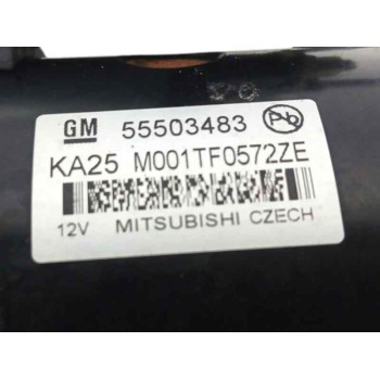 Recambio de motor arranque para opel astra k sports tourer 1.6 cdti dpf referencia OEM IAM 55503483 M001TF0572ZE 