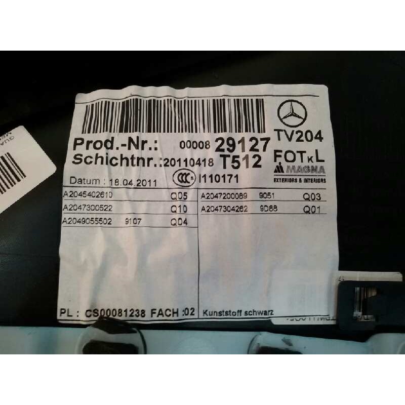 GUARNECIDO PUERTA TRASERA IZQUIERDA