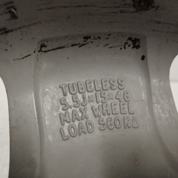 Recambio de llanta para land rover freelander (ln) 2.0 turbodiesel referencia OEM IAM ANR3974 5.5JX15X46 5H 5X115