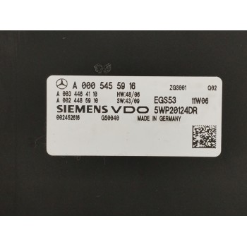 Recambio de centralita cambio automatico para mercedes-benz clase c (w204) lim. c 220 cdi blueefficiency (204.002) referencia OE