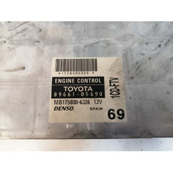 Recambio de centralita motor uce para toyota avensis berlina (t25) 2.0 turbodiesel cat referencia OEM IAM 8966105690 MB175800632