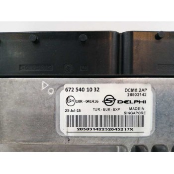 Recambio de centralita motor uce para ssangyong rodius ii 2.2 xdi referencia OEM IAM 6725401032 28503142 