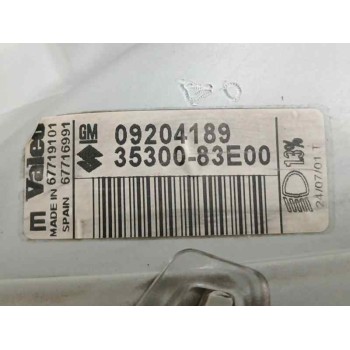 Recambio de faro izquierdo para opel agila a (h00) 1.2 16v (f68) referencia OEM IAM 09204189 3530083E00 
