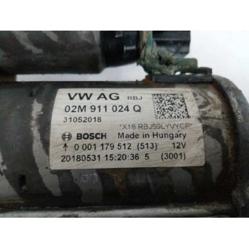 Recambio de motor arranque para volkswagen polo 1.0 tsi referencia OEM IAM 02M911024Q 0001179512 