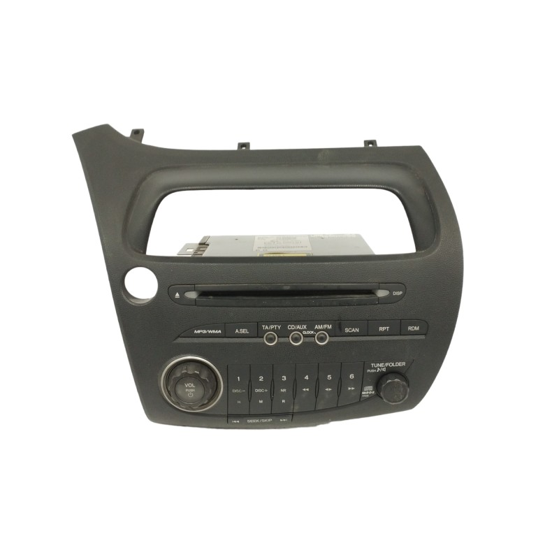 Recambio de sistema audio / radio cd para honda civic berlina 5 (fk) 1.8 vtec cat referencia OEM IAM 39100SMGG016M1  
