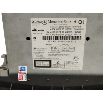 Recambio de sistema audio / radio cd para mercedes-benz clase c (w204) familiar c 220 t cdi blueefficiency (204.202) referencia 