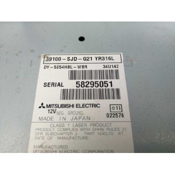 Recambio de sistema audio / radio cd para honda fr-v (be) 2.2 ctdi referencia OEM IAM 39100SJDG21 58295051 39100-SJD-G21