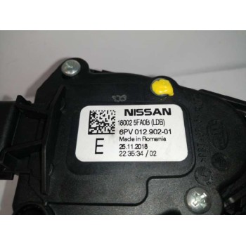 Recambio de potenciometro pedal para nissan micra v (k14) 1.0 12v cat referencia OEM IAM 180025FA0B  