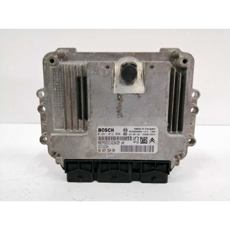 Recambio de centralita motor uce para peugeot 207 1.6 16v hdi fap referencia OEM IAM 9663755480 0281013868 