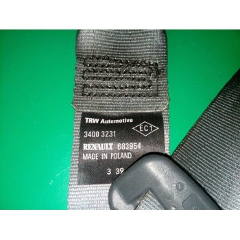 Recambio de cinturon seguridad trasero izquierdo para renault clio iii yahoo! referencia OEM IAM 683954 34003231 