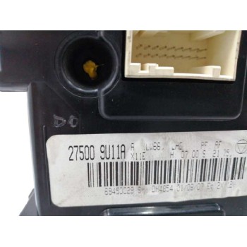 Recambio de mando climatizador para nissan note (e11, ne11) 1.5 dci referencia OEM IAM 275009U11A  