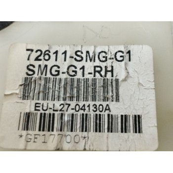 Recambio de cerradura puerta trasera derecha para honda civic berlina 5 (fk) 1.8 vtec cat referencia OEM IAM 72611SMGG1  