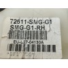 Recambio de cerradura puerta trasera derecha para honda civic berlina 5 (fk) 1.8 vtec cat referencia OEM IAM 72611SMGG1  