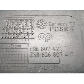 Recambio de paragolpes trasero para volkswagen polo (9n3) 1.4 tdi referencia OEM IAM 6Q6807421 OBSERVAR FOTOS 