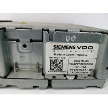 Recambio de sistema audio / radio cd para peugeot 207 1.6 16v hdi referencia OEM IAM 96639628XT  