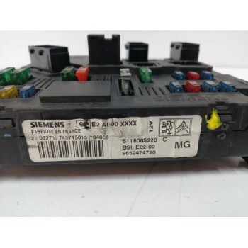 Recambio de caja reles / fusibles para peugeot 206 berlina 1.4 hdi referencia OEM IAM 9652474780 S118085220 