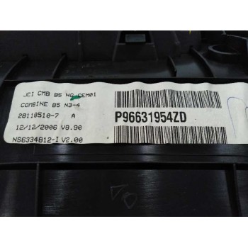 Recambio de cuadro instrumentos para citroën c4 berlina 1.4 16v referencia OEM IAM 96631954ZD  