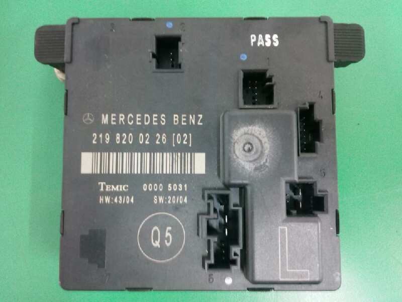 Recambio de modulo confort para mercedes-benz clase cls (w219) 320 cdi (219.322) referencia OEM IAM 2198200226 Recambio de modulo confort para mercedes-benz clase cls (w219) 320 cdi (219.322) referencia OEM IAM 2198200226