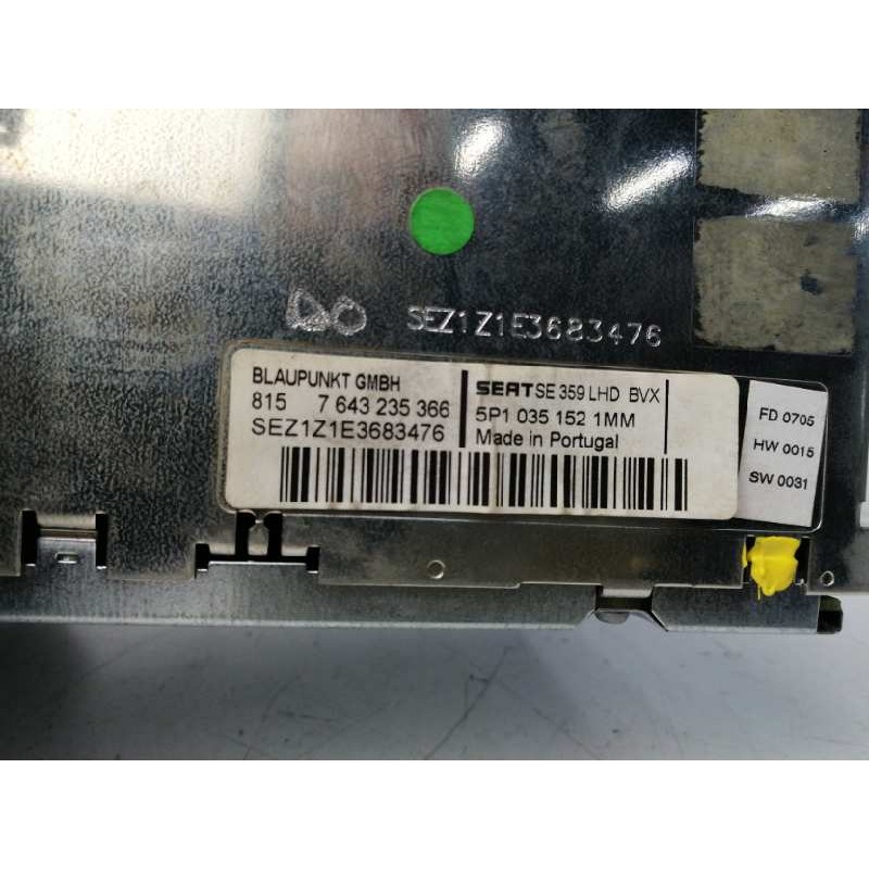 SISTEMA AUDIO / RADIO CD 7643235366