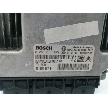 Recambio de centralita motor uce para peugeot 206 berlina 1.4 hdi referencia OEM IAM 9658556780 0281011783 GESTION