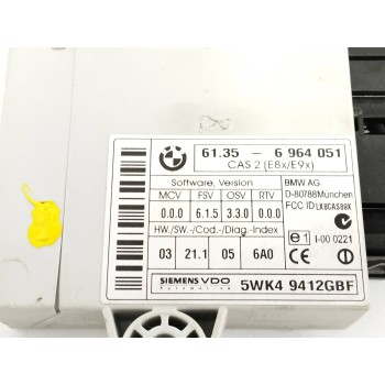 Recambio de modulo electronico para bmw serie 1 berlina (e81/e87) 2.0 16v diesel cat referencia OEM IAM 61356964051 5WK49412GBF 