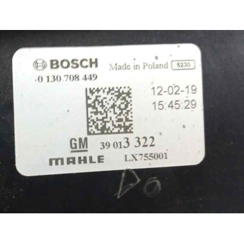 Recambio de electroventilador para opel astra k sports tourer 1.6 cdti dpf referencia OEM IAM 39013322 0130708449 