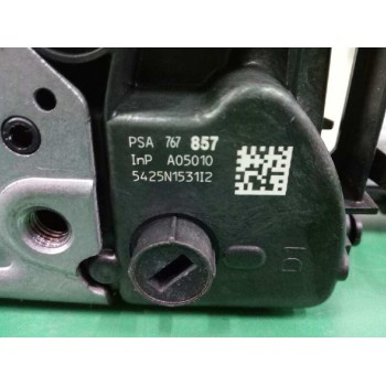 Recambio de cerradura puerta delantera derecha para citroën c-elysee (dd_) 1.6 bluehdi 100 referencia OEM IAM 767857 5425N1531I2