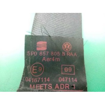 Recambio de cinturon seguridad trasero derecho para seat altea (5p1) reference referencia OEM IAM 5P0857805B  
