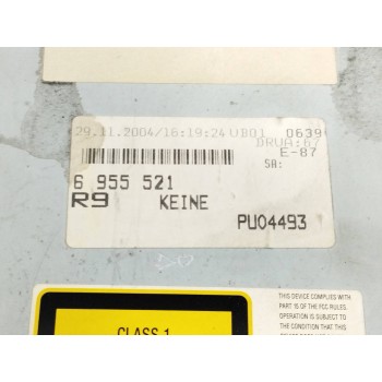 Recambio de sistema navegacion gps para bmw serie 1 berlina (e81/e87) 2.0 16v diesel cat referencia OEM IAM 6955521  